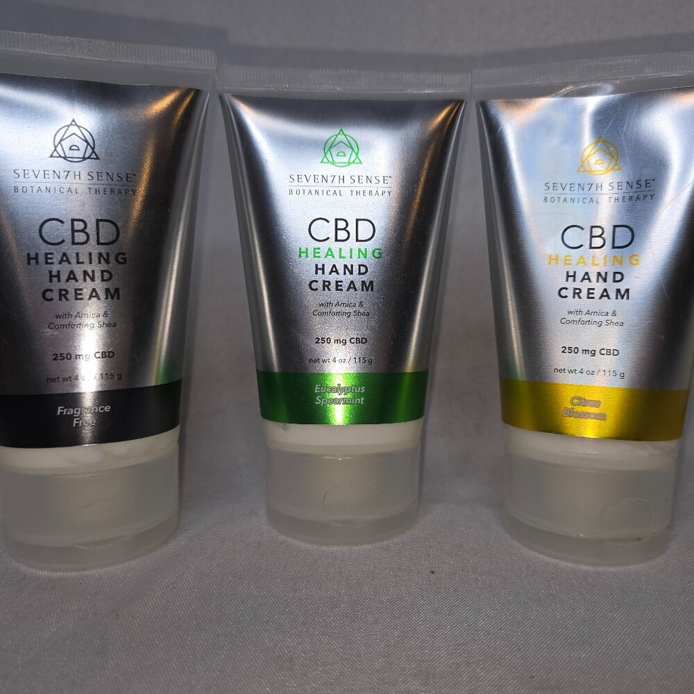 Seven7h Sense CBD Healing Hand Cream-Variety Pack